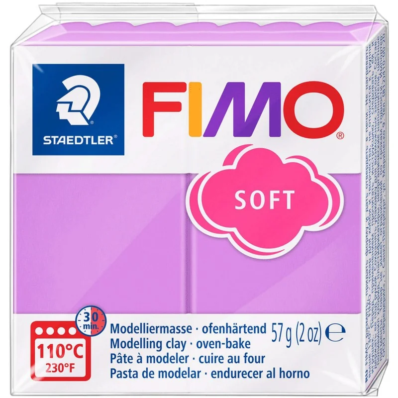 Пластика лавандова, 57г, "Soft ", Fimo