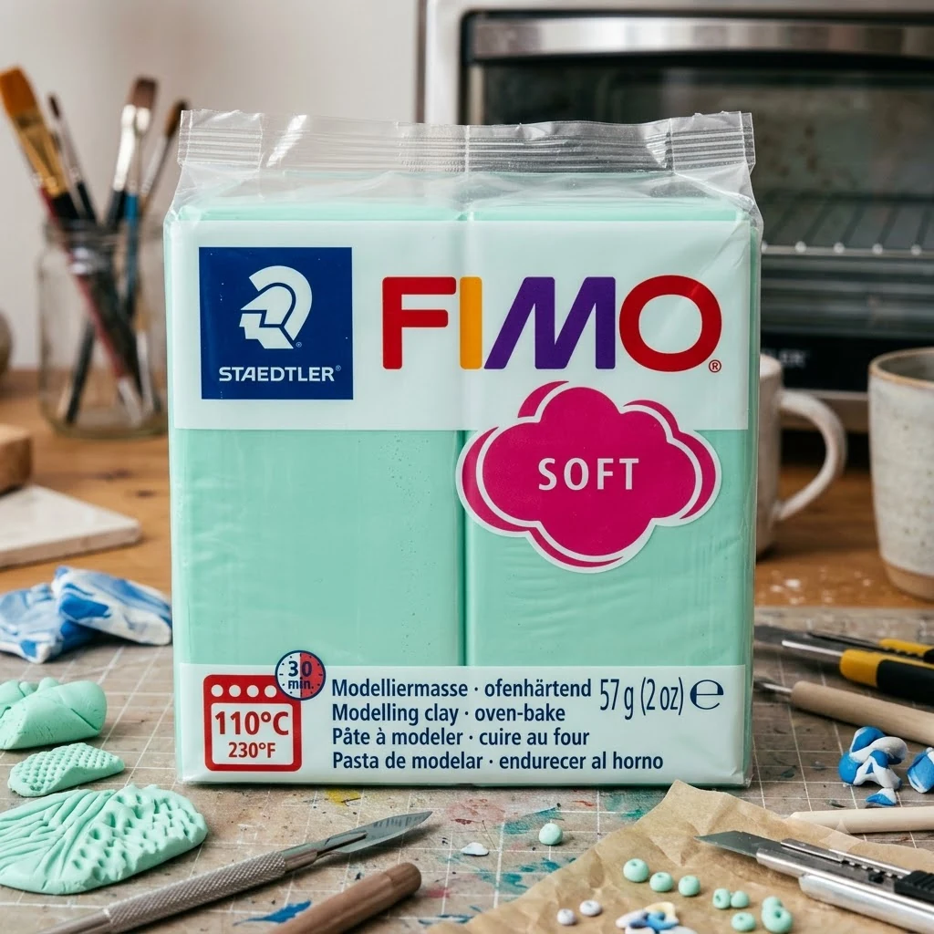 Пластика м'ятна, 57г, "Soft ", Fimo
