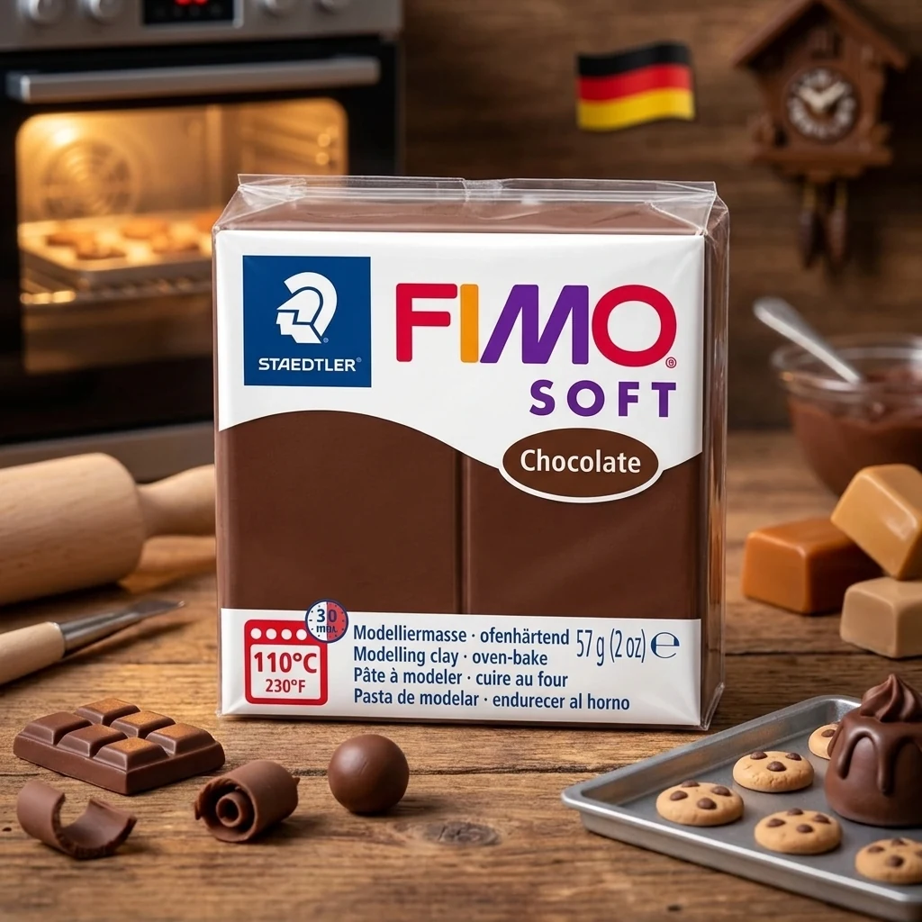 Пластика шоколадна, 57г, "Soft ", Fimo