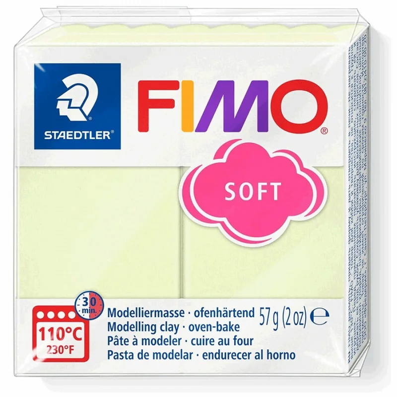 Пластика ванільна пастельна, 57г, "Soft ", Fimo