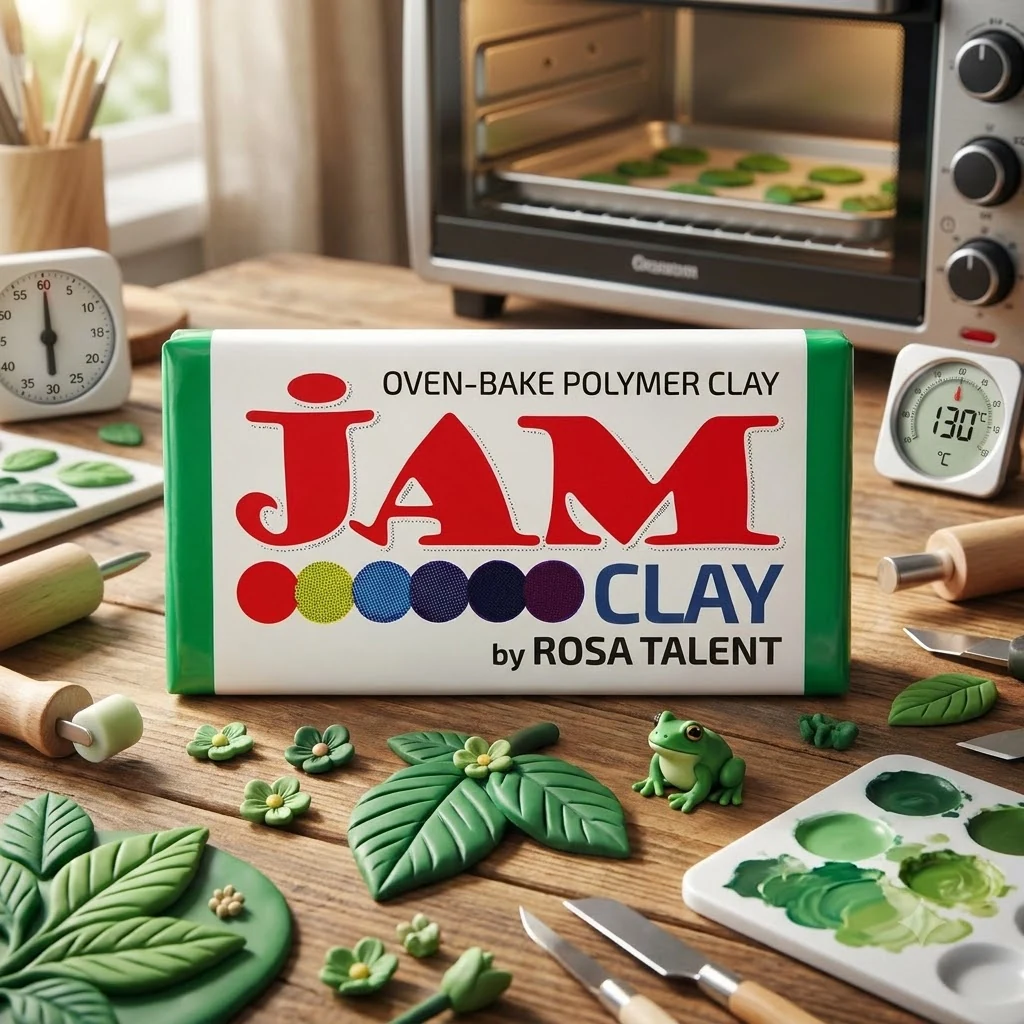 Пластика весняна зелень, 20 г, "Jam Clay" — Моделювання, ліпка