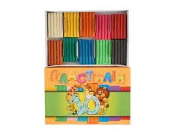 Пластилiн 10 кольорів РАДУГА 100г ТЕ90032 — фото 2