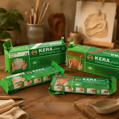Пластилін К-I-N Keraplast 1000гр теракотовий