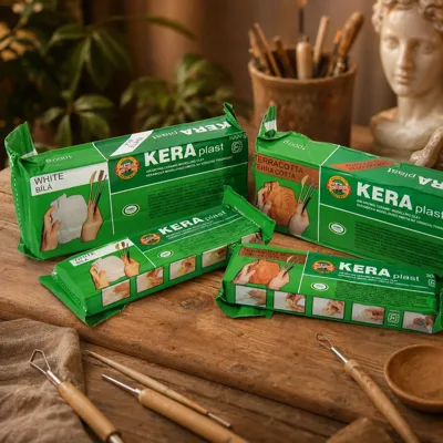Пластилін К-I-N Keraplast 300гр. теракотовий
