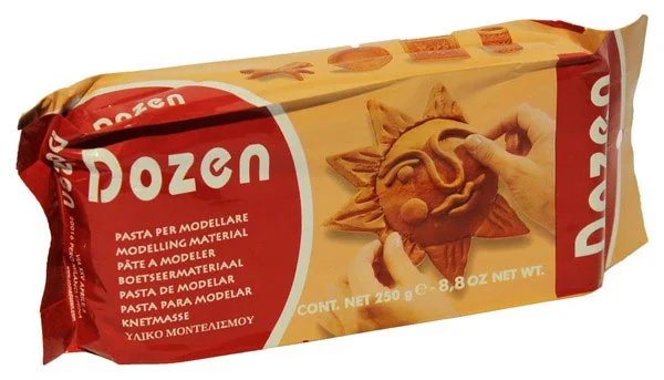 Пластилін моделін 250 г Dozen теракотовий