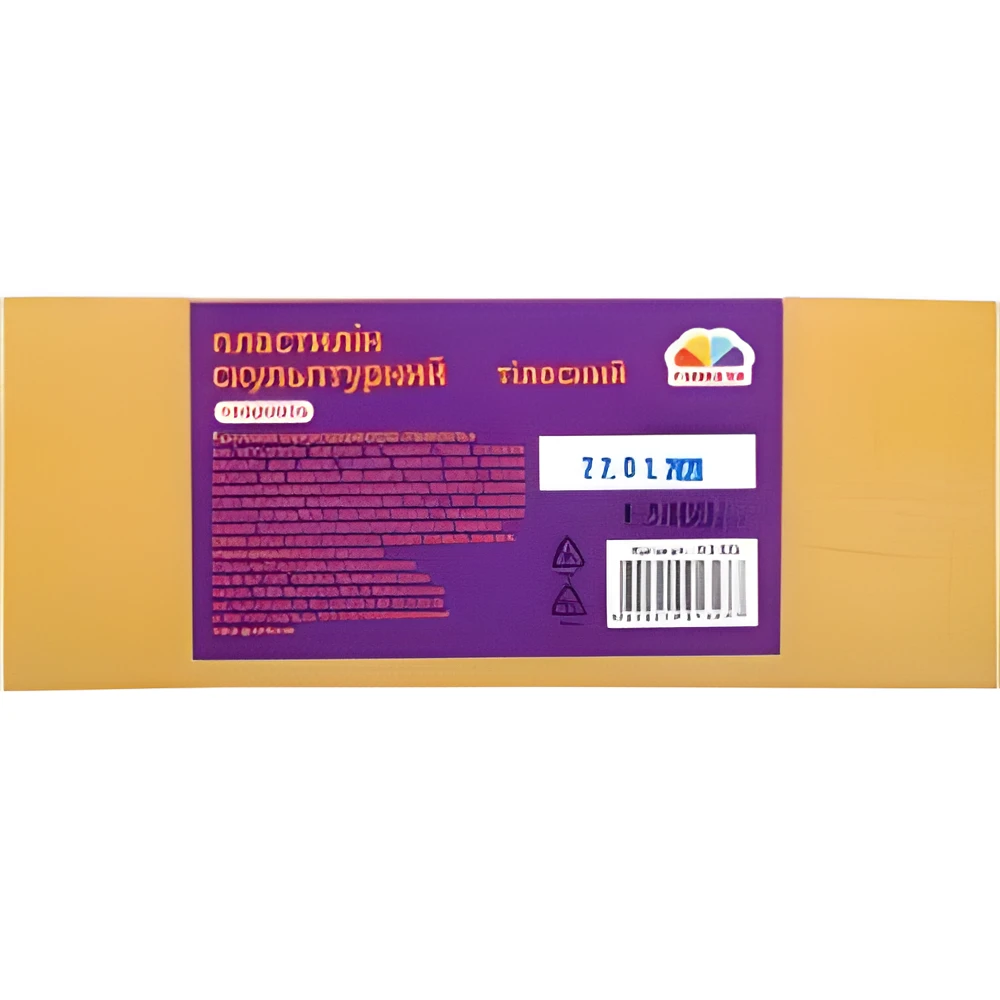 Пластилін Скульптурний вохряний, 400г.