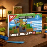Пластилін Yes 8 кольорів 160г Minecraft — фото 1