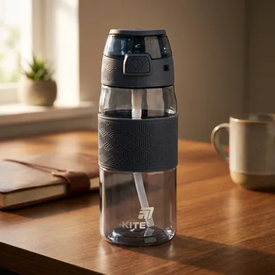 Пляшечка для води 600 мл синя k26-1201-1