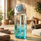 Пляшечка для води Kite 600 мл блакитна K25-1212-2 — фото 1
