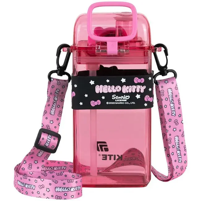 Пляшка для води 500 мл "Hello Kitty" із трубочкою Kite — фото 3