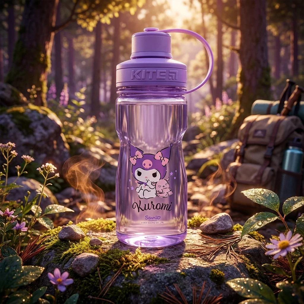 Пляшка для води 500 мл "Kuromi" Kite