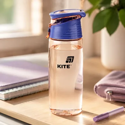 Пляшечка для води Kite 550 мл рожева K25-401-4