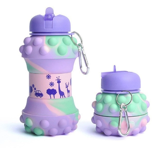 Пляшка для води силіконова JYB51 — фото 4