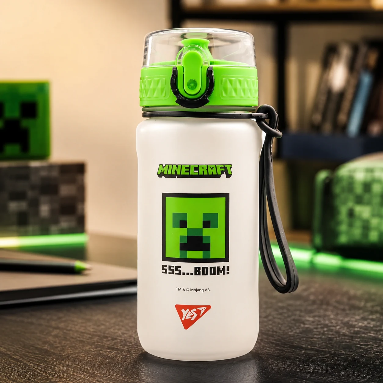 Пляшка для води Yes Minecraft Boom 500 мл 708320 — Аксесуари для школяра