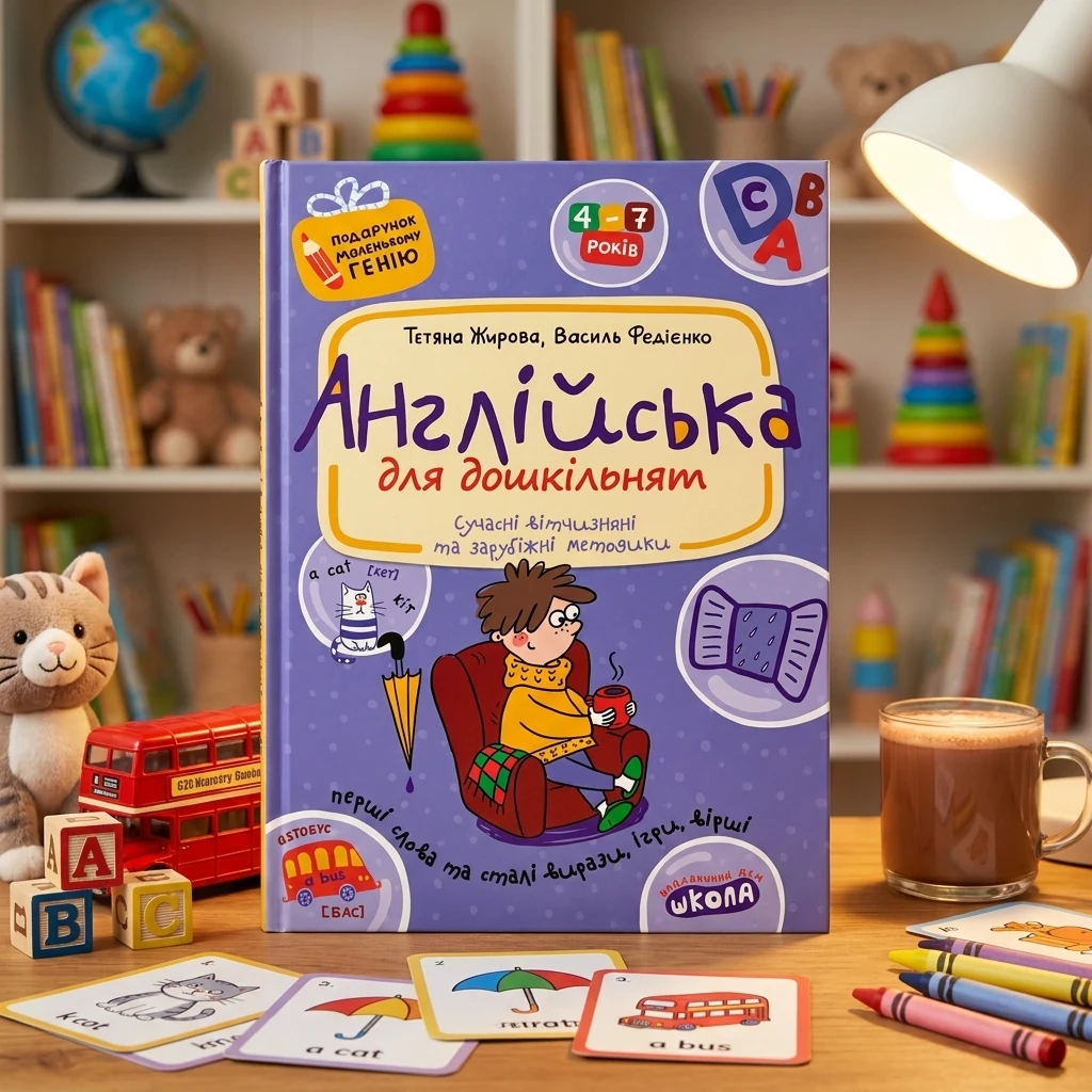 Подарунок маленькому генію. Англійська для дошкільнят. Федієнко