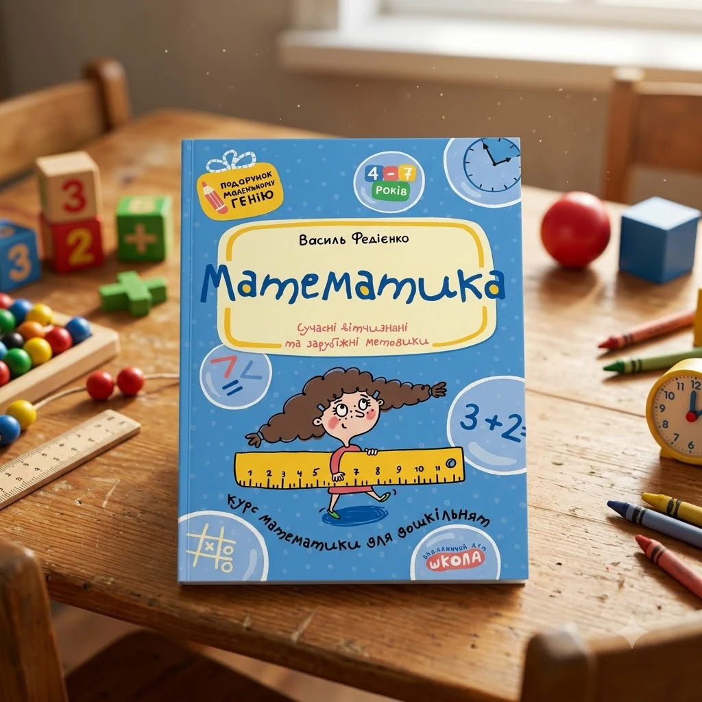 Подарунок маленькому генію. Математика. Курс математики для дошкільнят