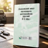 Подорожній лист службового автомобіля А ТФ№3 — фото 1