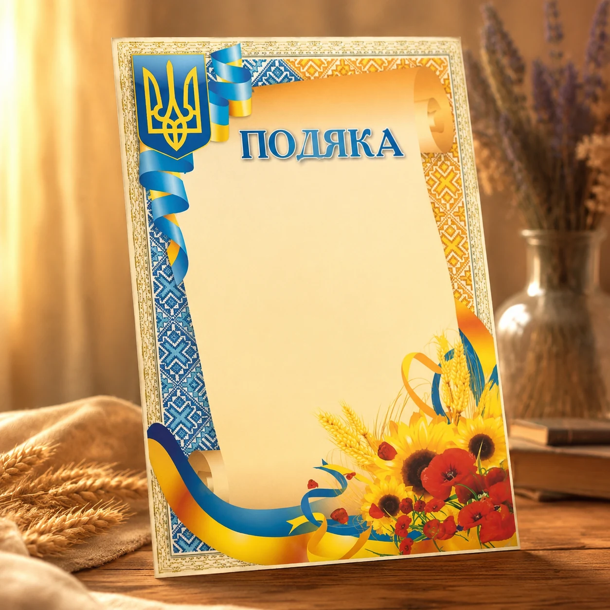 Подяка А4 ГВ-01-019 — Подарунки та сувеніри