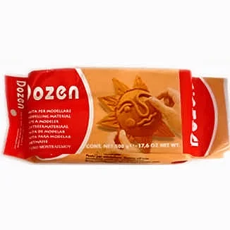 Полімерна глина терракотова 500 г Dozen