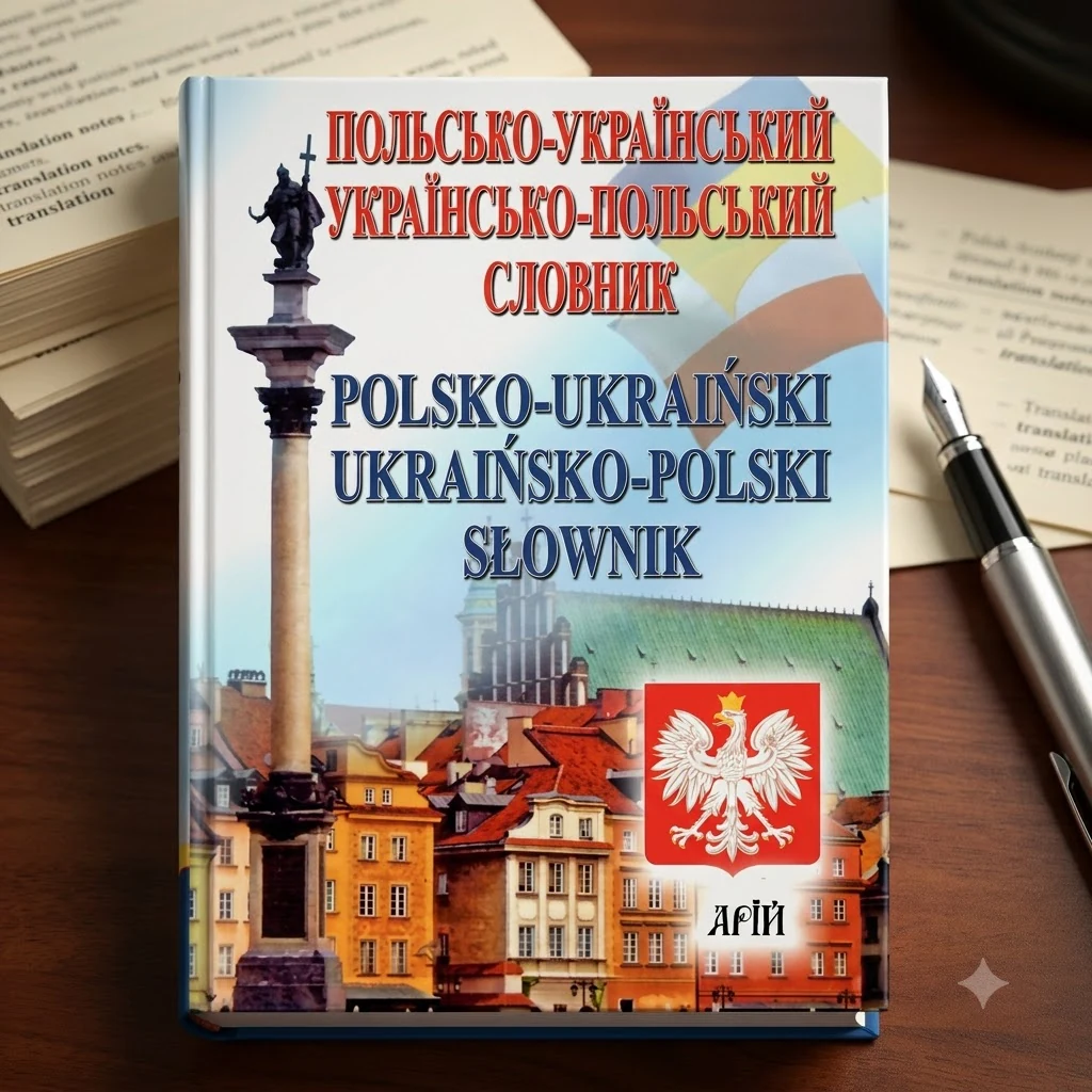 Польсько-український українсько-польський словник 35 тисяч.Андрущенко. Арій