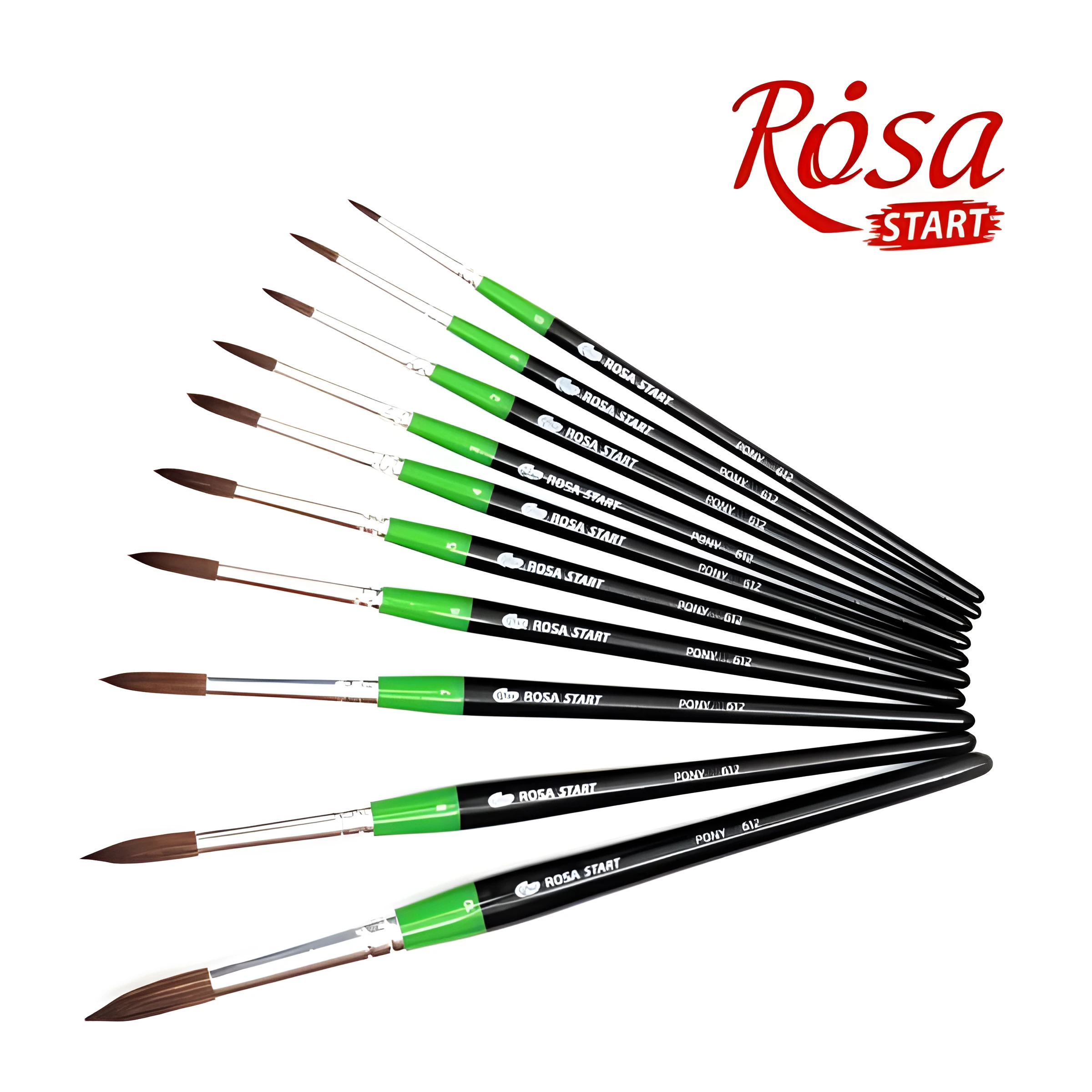 Поні кругла, 612, № 5, к.р. пензель ROSA START