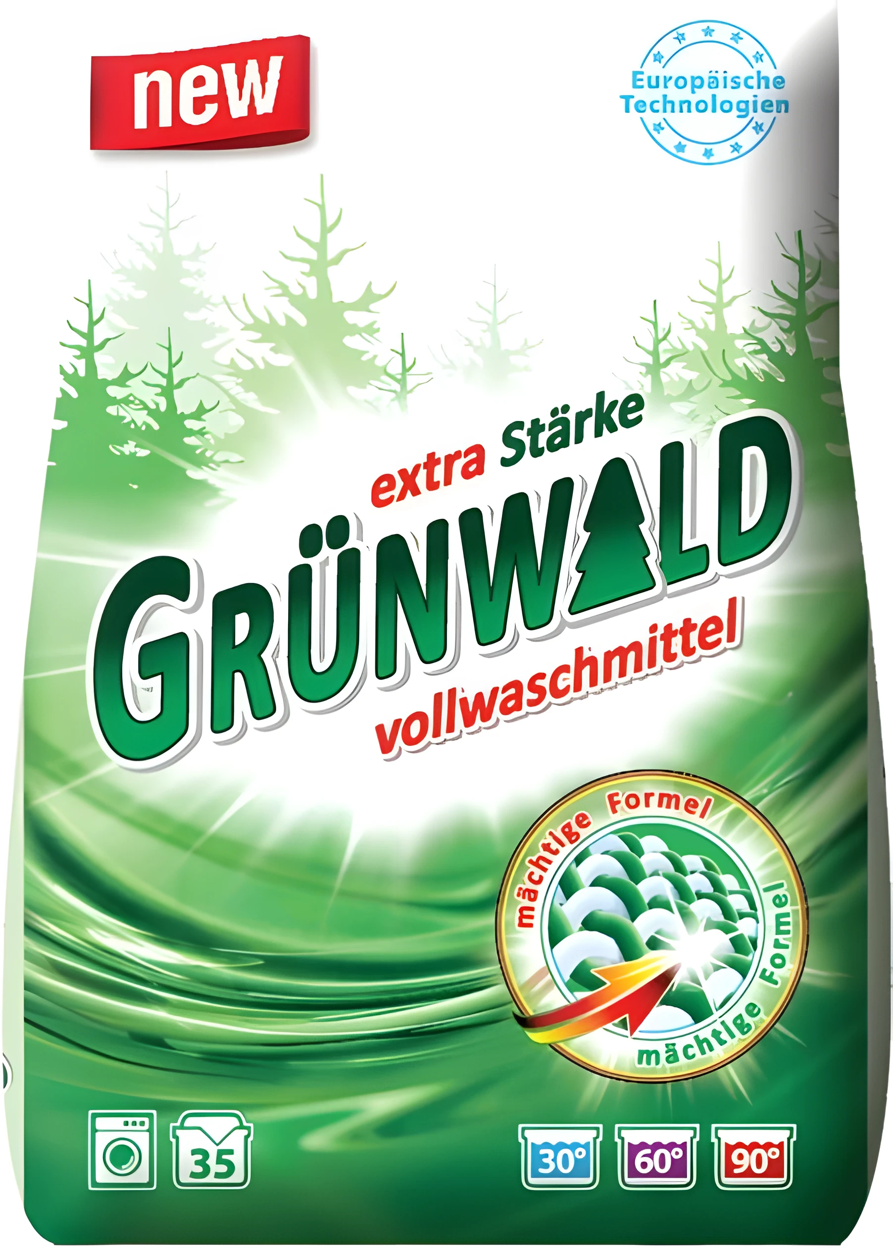 GRUNWALD Порошок універсальний Гірська свіжість 3 кг — Побутова хімія