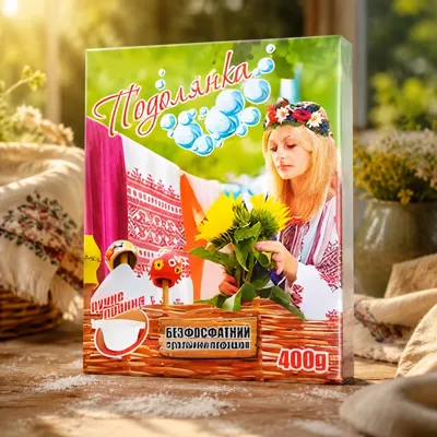 Порошок пральний Подолянка безфосфатний ручне прання 400г