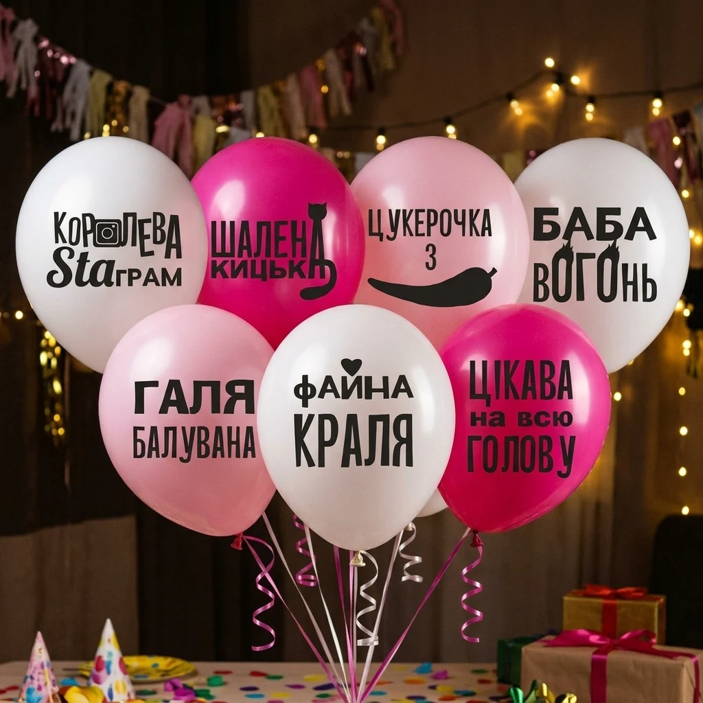 Повітряні кульки 30см "Галя Балувана"