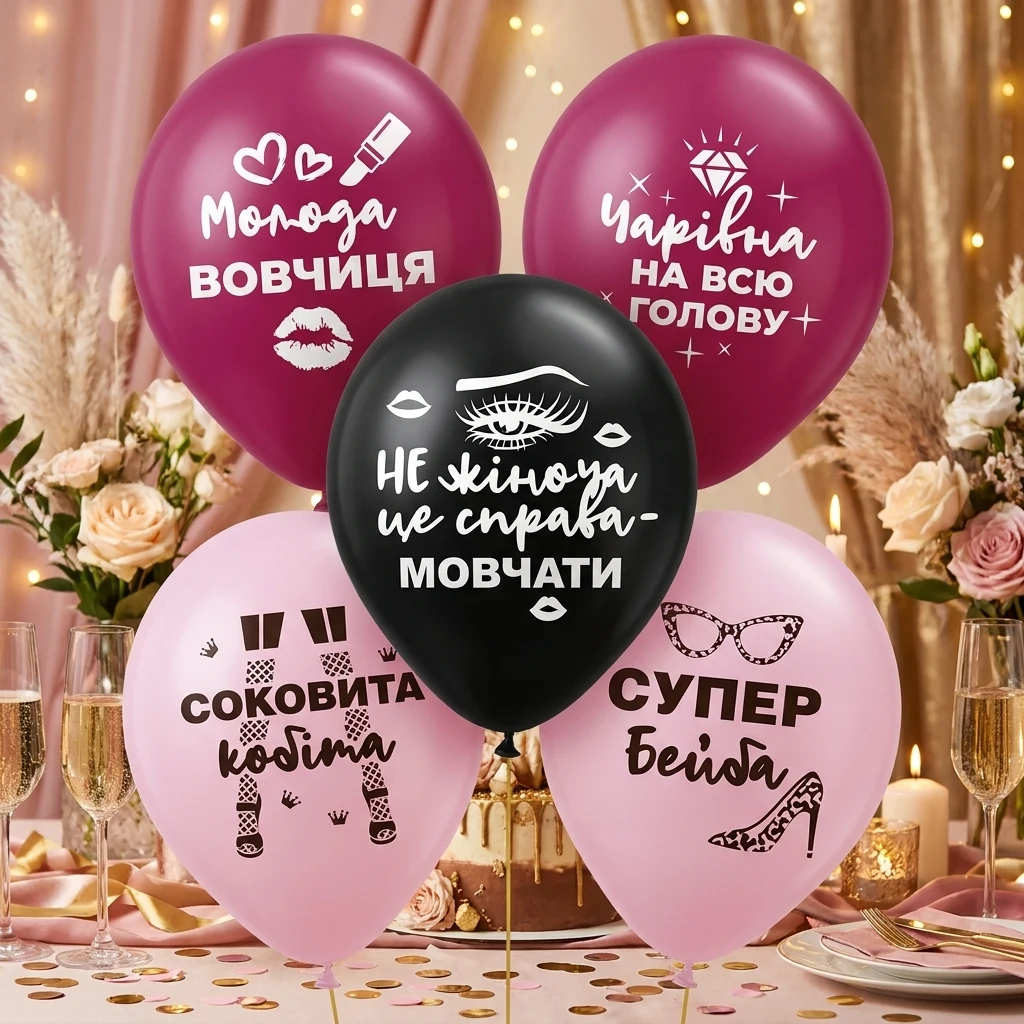 Повітряні кульки "Справжній леді" 30 см Belbal Польща