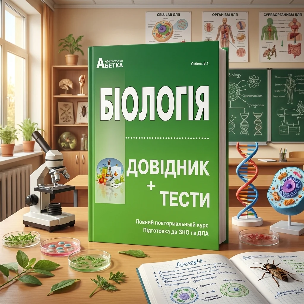 Повний повторювальний курс, підготовка до ЗНО. Біологія. Соболь