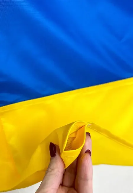 Прапор України 80х120см флажна ciтка — фото 3
