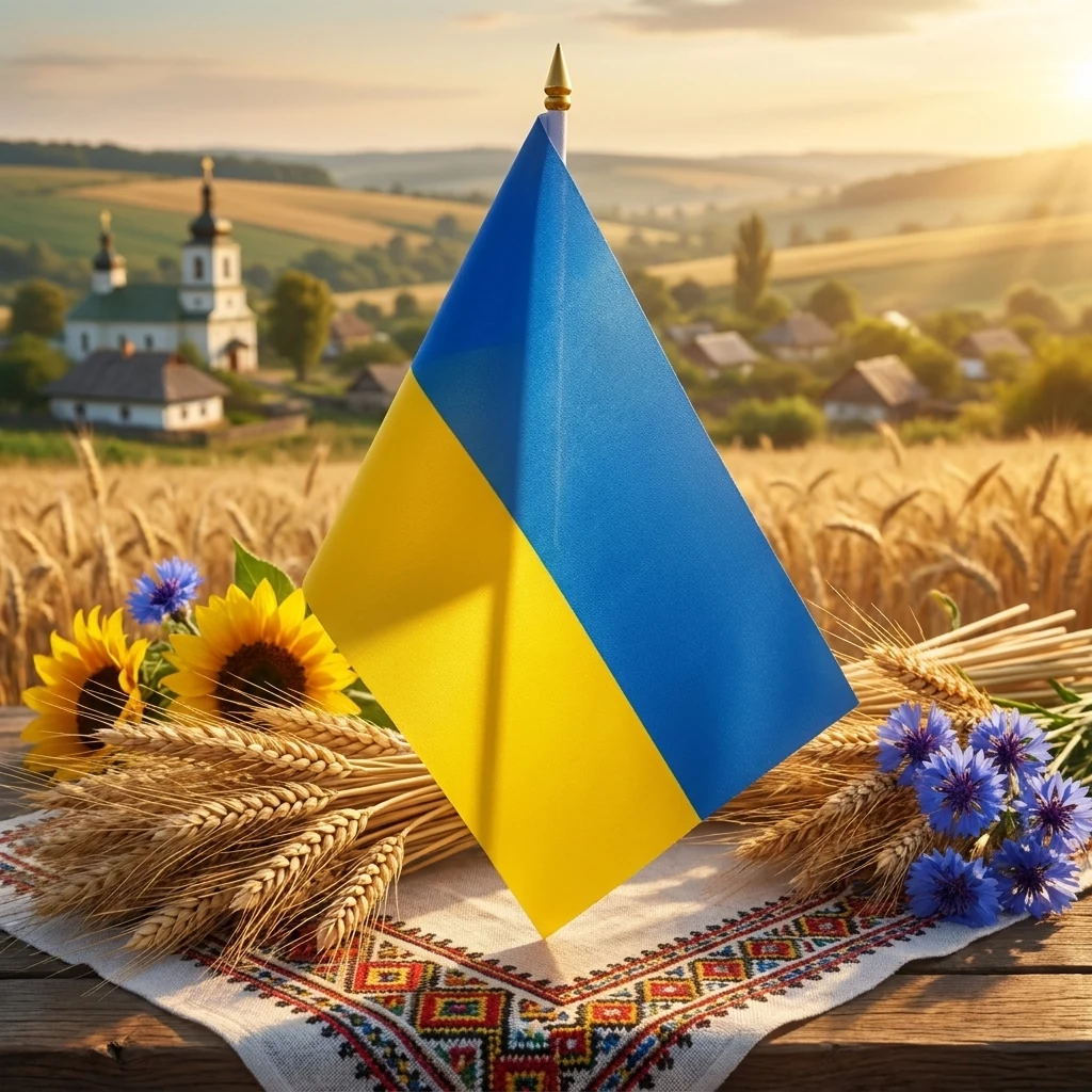 Прапорець 20х28 см Україна