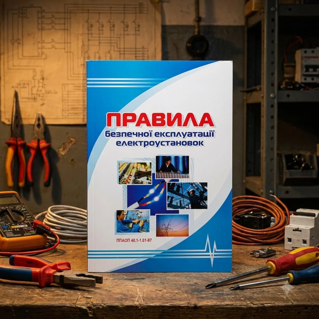 Правила безпечної експлуатації електроустановок. НПАОП 40.1-1.01-97 Індустрія