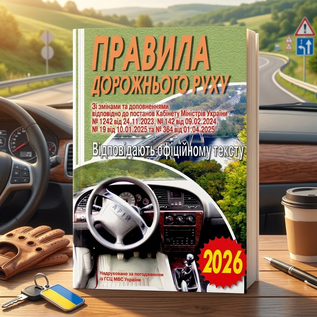 Правила дорожнього руху. Офіційне видання з адміністративними порушеннями.