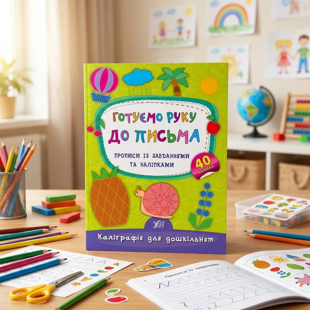Прописи Каліграфія для дошкільнят Готуємо руку до письма УЛА 01789