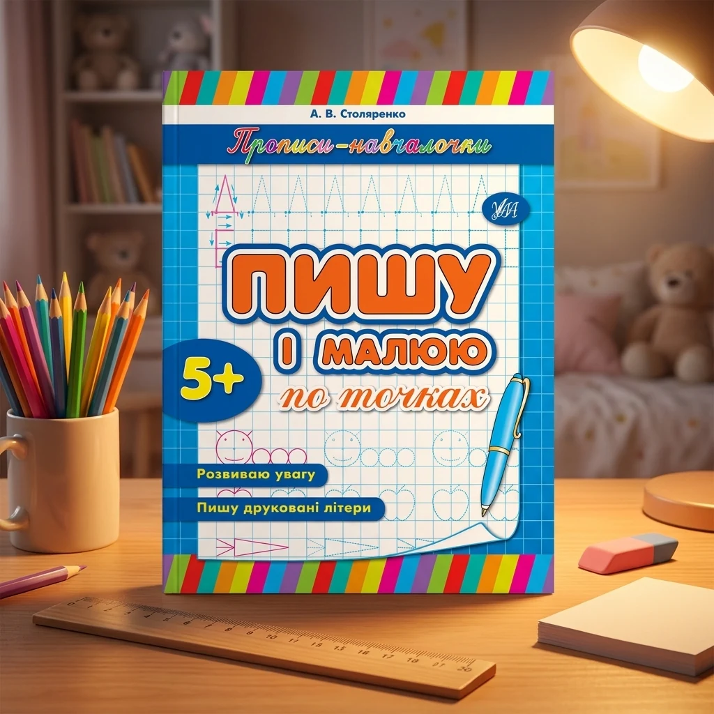 Прописи-навчалочки.Пишу і малюю по точках. 5+ Ула