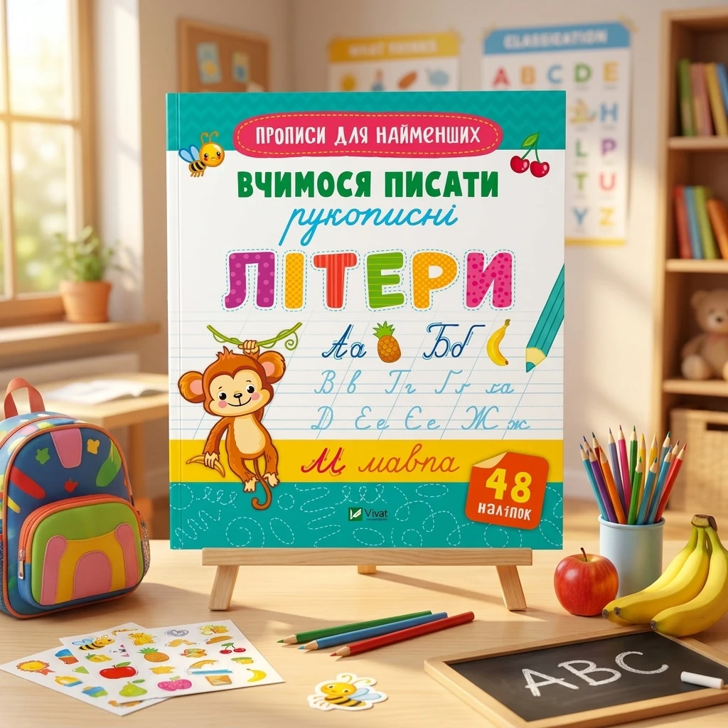 Прописи Вчимося писати рукописні літери