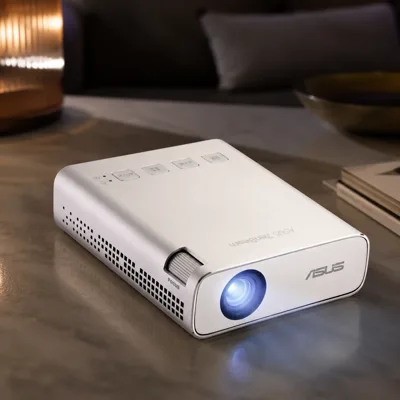 Проєктор портативний Asus ZenBeam E1R WVGA, 200 lm, LED, 1.2, WiFi (90LJ00J3-B01070)