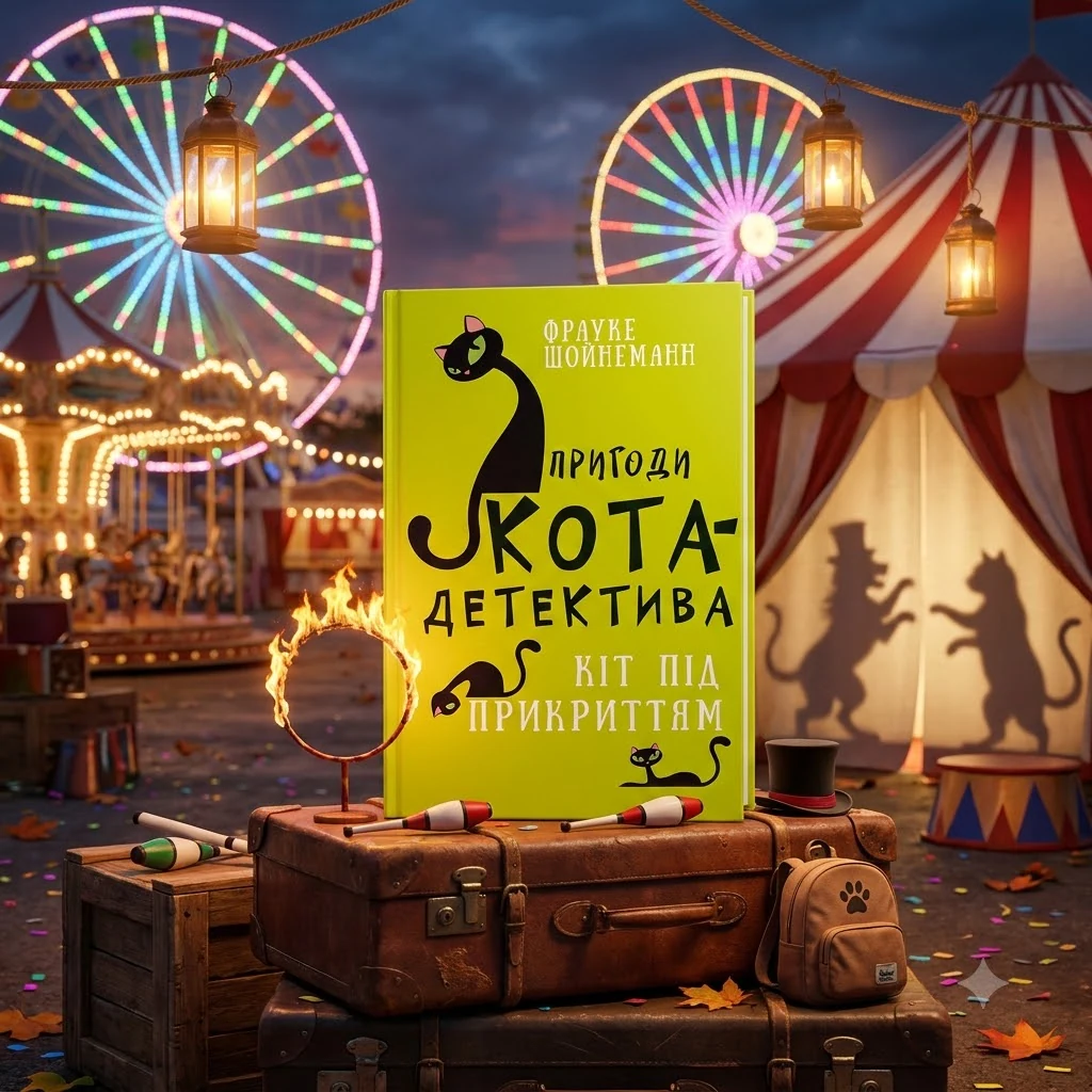 Пригоди кота-детектива Книга 5.Кіт під прикриттям.Шойнеманн Ф. Букшеф