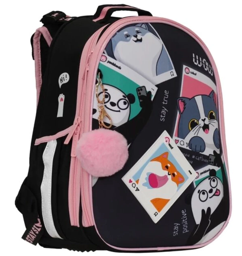 Ранець SchoolCase Mini 2 відділення 35х27х16см поліестер Funny friends 2407C — фото 2