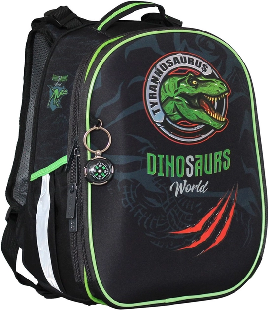Ранець SchoolCase Mini 2 відділення 35х27х16см поліестер Dinosaurs World 2408C — фото 2