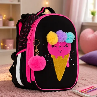 Ранець SchoolCase Mini 2 відділення 35х27х16см поліестер Ice cream 2404C