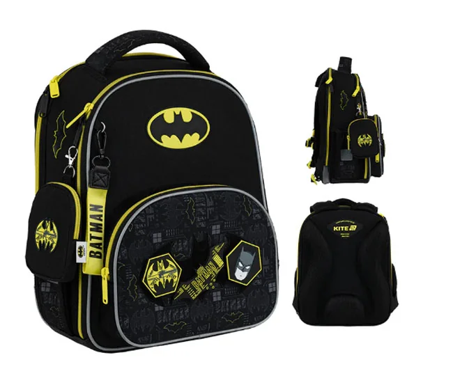 Ранець шкільний "Batman" Kite DC25-556M чорний