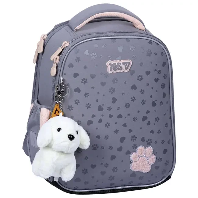Ранець шкільний H-100S "My Lovely Pet" 550210 сірий