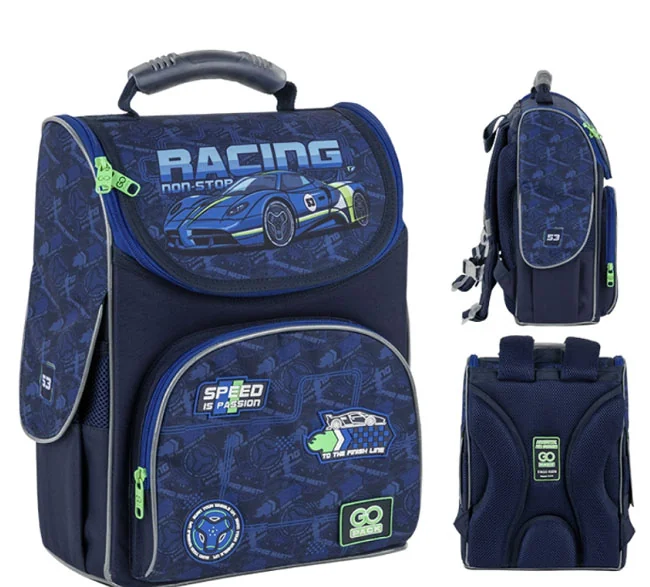 Ранець шкільний "Racing " GoPack GO25-5001S-6 синій