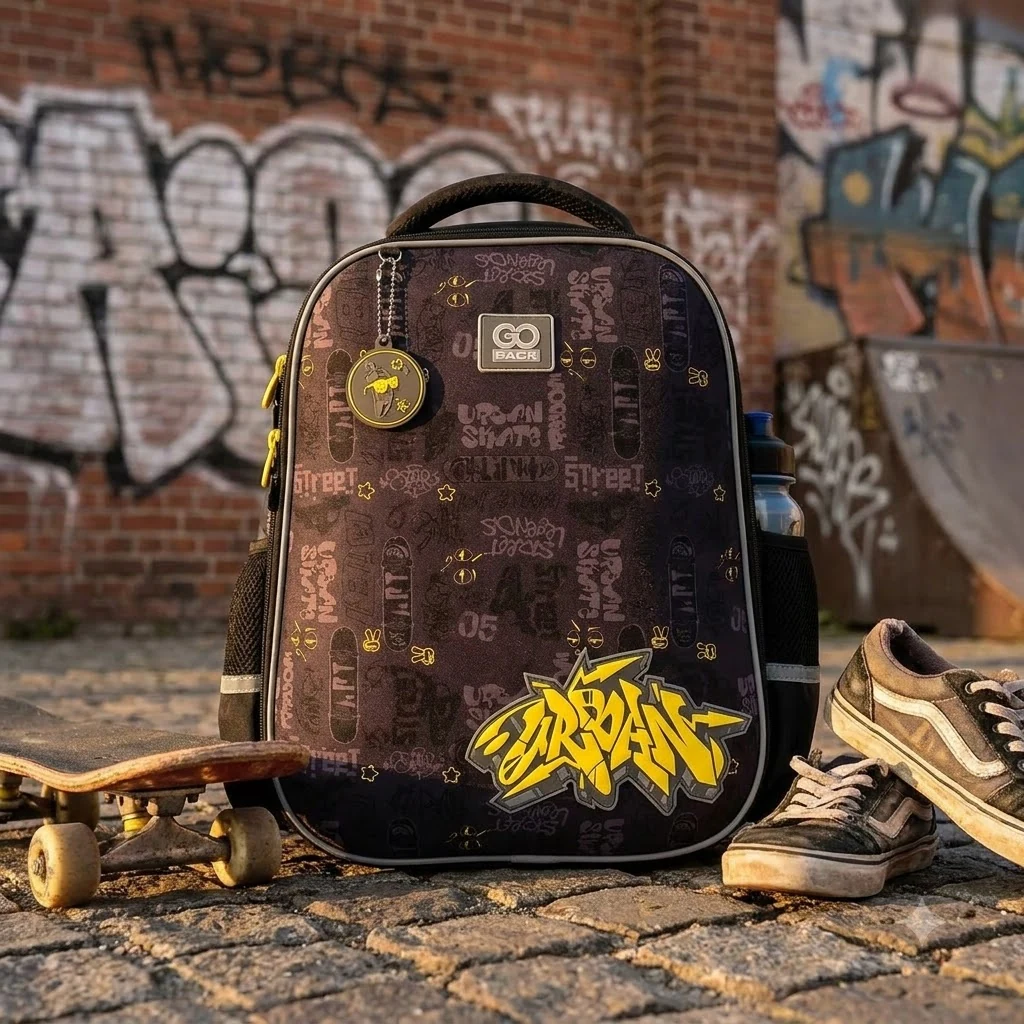 Ранець шкільний "Urban" GoPack GO24-165M-6 чорний
