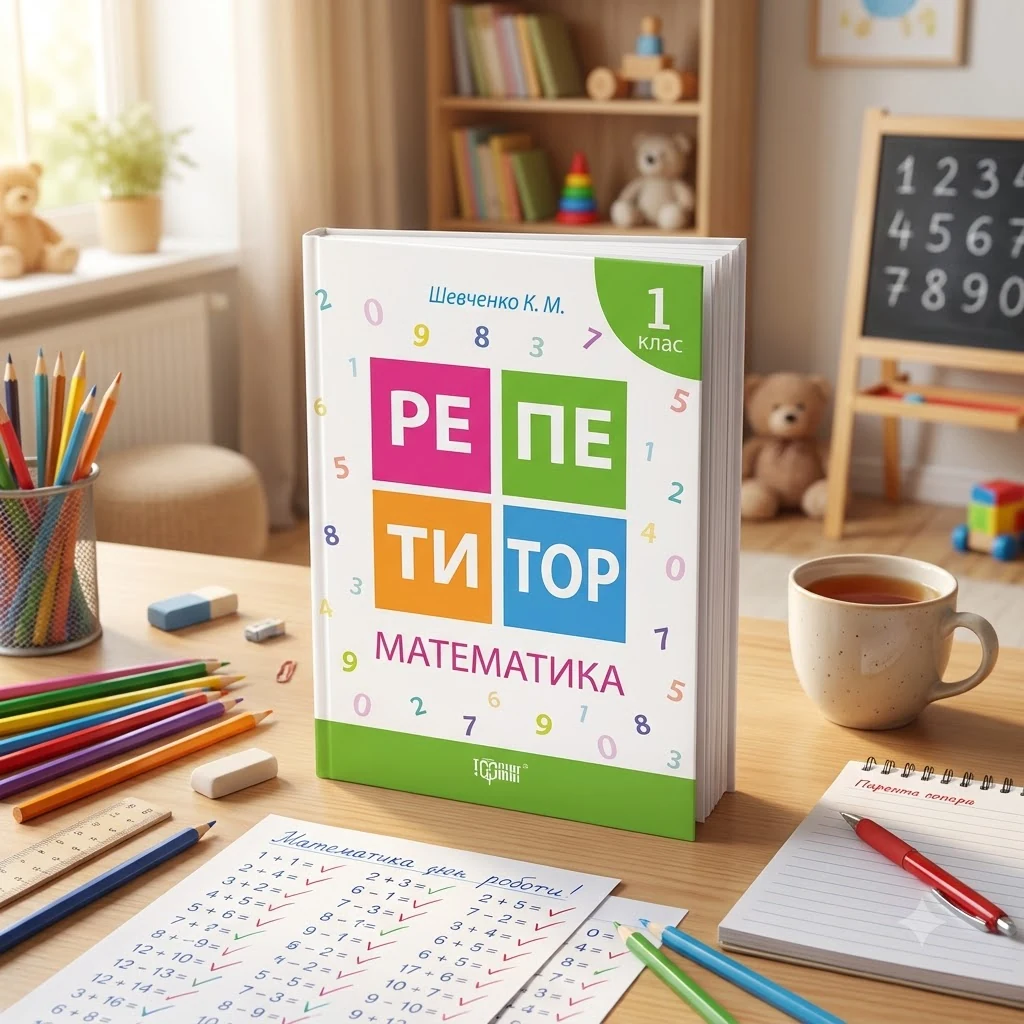 Репетитор.Математика 1 клас.Шевченко К.Торсінг