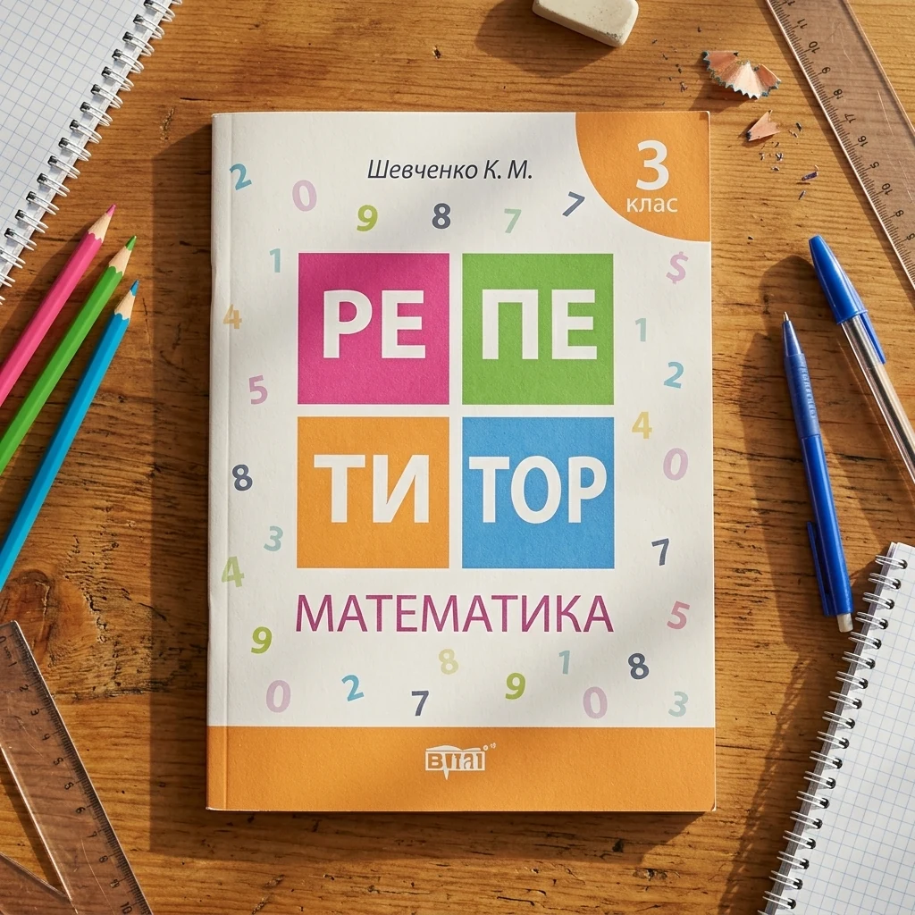 Репетитор. Математика 3 клас — К. Шевченко