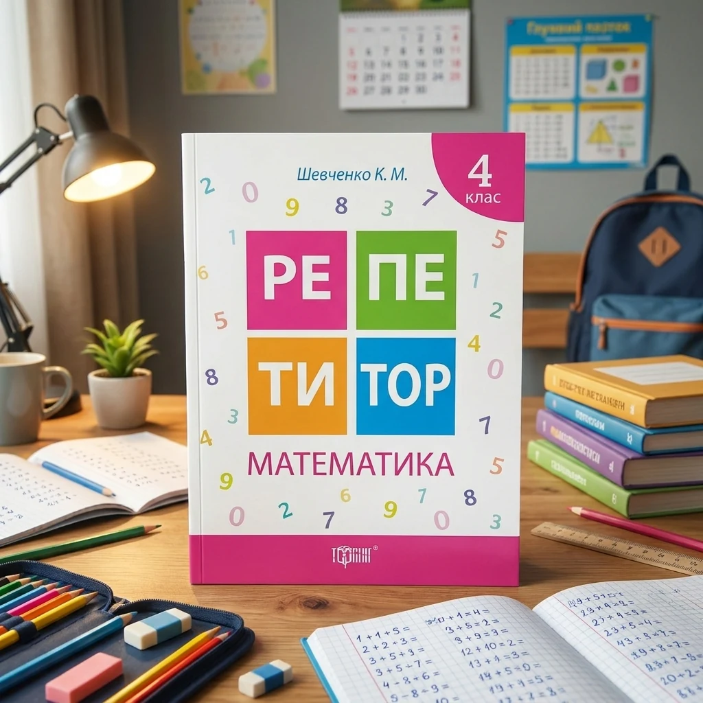 Репетитор.Математика 4 клас.Шевченко К.Торсінг