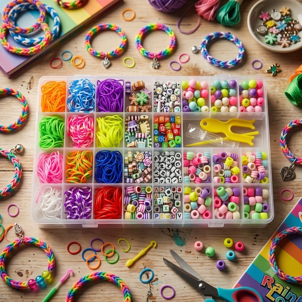 Резиночки для плетіння "Rainbow Loom" 450 шт